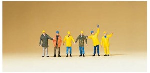 Robotnicy w ubraniach ochronnych, skala Z, PREISER 88537