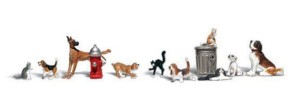 Psy i koty, skala 0, WOODLAND SCENICS A2725