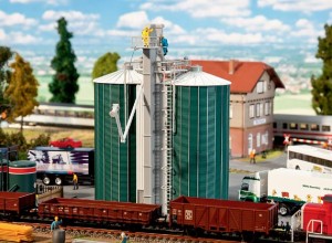 Podwójny silos, skala H0, FALLER 120260