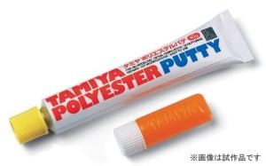 Szpachlówka poliestrowa, Polyester Putty, poj. 40g, Tamiya 87097