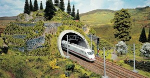 Portal tunelu ICE, 2-torowy ,skala N, NOCH 34840