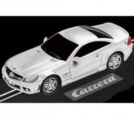 Mercedes SL 63 silber Slot Car, skala 1:43, CARRERA 61182