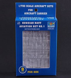 Zestaw samolotów Rosyjskiej Floty 8 szt, skala 1:700, TRUMPETER 03417