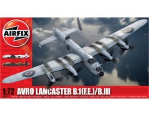 Samolot, Avro Lancaster BI(F.E.)/BIII, skala 1:72, AIRFIX 08013