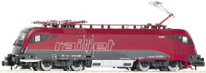 Elektrowóz Rh 1116 Railjet, skala N, FLEISCHMANN 731111