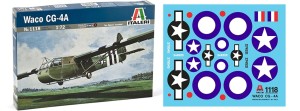 Samolot , WACO CG-4A, skala 1:72, ITALERI 1118