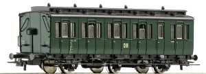 Wagon osobowy 2-klasy typu B3,  DR, skala H0, ROCO 44585