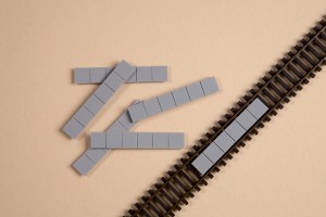 Wypełnienie torów 10 szt, skala TT, AUHAGEN 43564