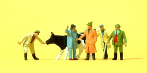 Handel bydłem, skala H0, PREISER 14039