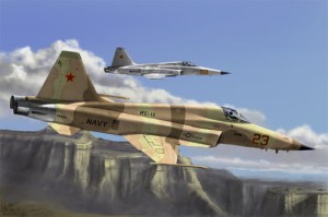 Samolot, F-5E Tiger II fighter, skala 1:72, HOBBY BOSS 80207