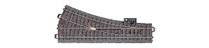 Zwrotnica prawa 188,3 mm/ 24,3°, C-Gleis, skala H0, MÄRKLIN 24612