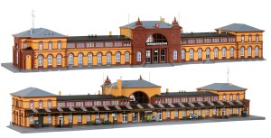 Dworzec kolejowy Bonn', skala H0, KIBRI 39373