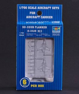 Dodatki, Su-33UB Flanker, skala 1:700, Trumpeter 03412
