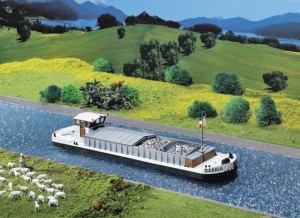 Barka motorowa, skala H0, FALLER 131005