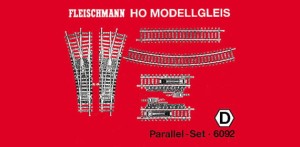Zestaw torów Set-D, skala H0, FLEISCHMANN 6092