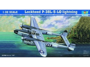 Lockheed P-38L-5-LO lightning, skala 1:32, TRUMPETER 02227
