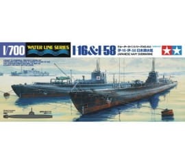 Japanese Navy Submarine I-16 and I-58, skala 1:700, TAMIYA 31453