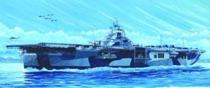 Lotniskowiec USS FRANKLIN CV-13, WWII , skala 1:700, TRUMPETER 05730