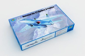 Russian Su-27 Flanker B Fighter , skala 1:72, TRUMPETER 01660