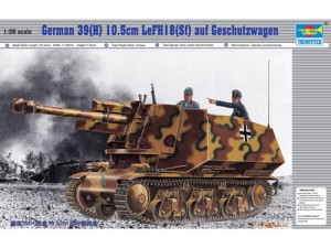 German 39(H) 10.5cm LeFH18(Sf), skala 1:35, TRUMPETER 00353