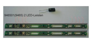 Oświetlenie LED do wagonów (9465.) , skala N, FLEISCHMANN 946501