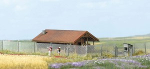 Płot z siatki oczkowej, skala H0, BUSCH 1017