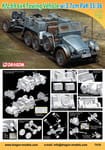 Kfz.69 6x4 Towing Vehicle w/3.7cm PaK 35/36, skala 1:72, DRAGON 7419