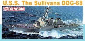 Okręt, U.S. Navy USS The Sullivans DDG-68 , skala 1:350, DRAGON 1033