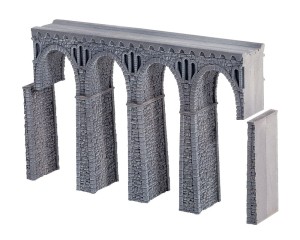 Wiadukt z kamienia łupanego, skala H0, NOCH 58660