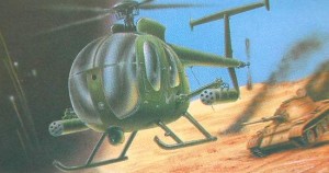 Śmigłowiec, AH-6H Night fox, skala 1:72, BILEK 901