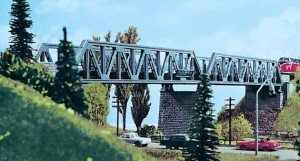 Most kratownicowy jednotorowy, skala H0, VOLLMER 42545