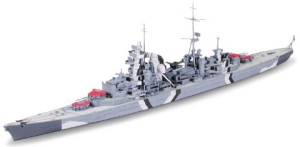 Okręt, German Prinze Eugen, skala 1:700, Tamiya 31805