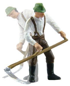 Ruchoma figurka, Rolnik z kosą, skala H0, VIESSMANN 1520