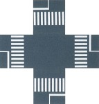 Skrzyżowanie dróg, skala N, BUSCH 7075