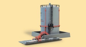 Zbiornik do magazynu paliw, skala H0, AUHAGEN 12216