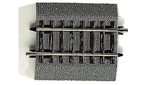 Tor prosty z podkładem G¼, L=57,5 mm, skala H0, ROCO 42513