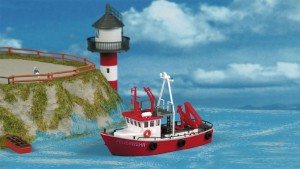 Statek straży pożarnej, skala H0, KIBRI 39154