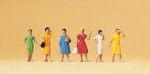 Damy, skala N, PREISER 79024