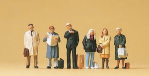 Podróżni , skala H0, PREISER 10411