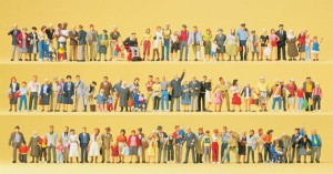 Zestaw 100 figurek, skala H0, PREISER 13002