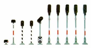 Zestaw sygnalizacji 10 szt, skala H0, BUSCH 5810