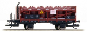 Wagon do przewozu kwasów, skala TT, TILLIG 14442