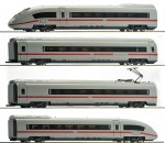 4-częściowy zespół trakcyjny ICE-Velaro BR 407, DCC,  DB, skala H0, FLEISCHMANN 448073