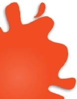 Farba akrylowa, HOBBY COLOUR H098 FLUORESCENT ORANGE(G), poj. 10 ml, Gunze - Mr. Hobby H098
