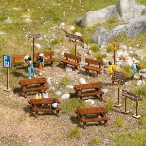 Zestaw-las, skala H0, BUSCH 1484