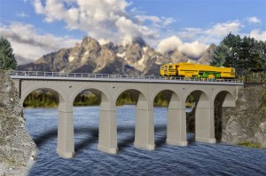 Wiadukt-Aachtal, skala H0, KIBRI 39724