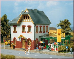 Pensjonat z tarasem, skala H0, AUHAGEN 11354