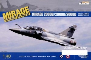 Samolot, Mirage 2000 B/D/N, skala 1:48, KINETIC 48032