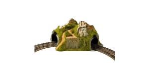 Tunel narożny 2-torowy, skala N, NOCH 34730