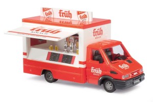 Samochód, Iveco Daily »Früh Kölsch« , skala H0, BUSCH 47925